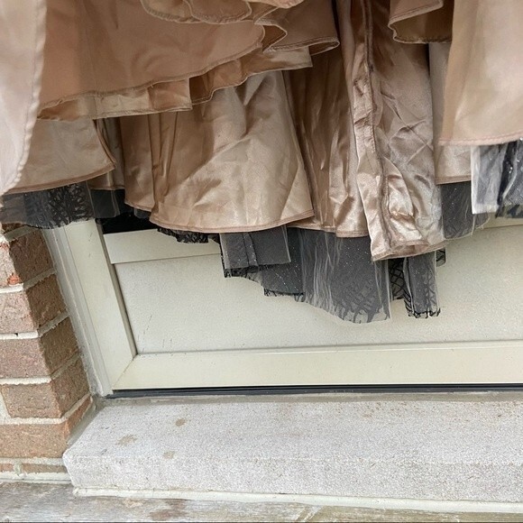 Jovani Silver Glitter Embellished Nude Gown 4 - Picture 8 of 16